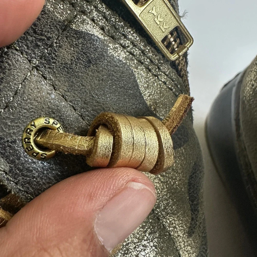 Sperry saltwater metallic